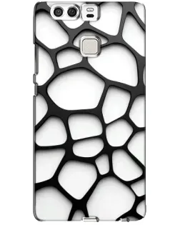 Чохол для Huawei P9 з картинкою «Біла об'ємна сітка»