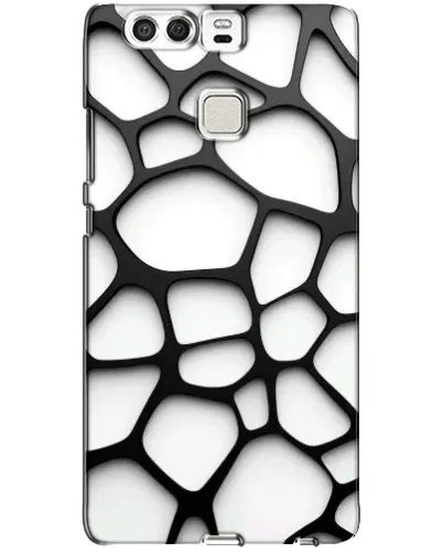Чехол для Huawei P9 с картинкой «Белая объемная сетка» Чехол для Huawei P9 с картинкой «Белая объемная сетка»
