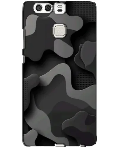 Чехол для Huawei P9 с картинкой «Темный абстрактный камуфляж» Чехол для Huawei P9 с картинкой «Темный абстрактный камуфляж»