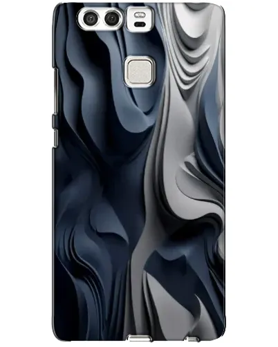 Чехол для Huawei P9 с картинкой «Объемные синие складки» Чехол для Huawei P9 с картинкой «Объемные синие складки»