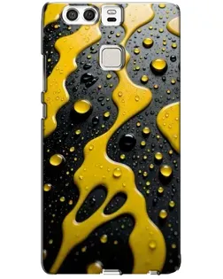 Чехол для Huawei P9 с картинкой «Жидкое желтое золото»