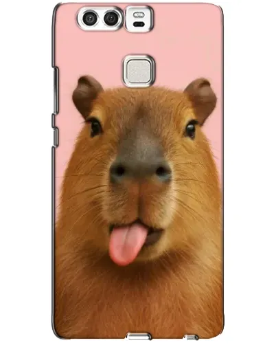 Чехол для Huawei P9 с картинкой «Капибара с языком» Чехол для Huawei P9 с картинкой «Капибара с языком»