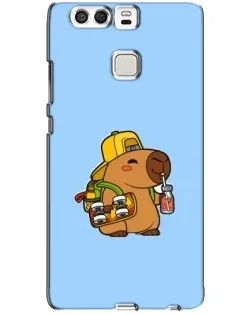 Чохол для Huawei P9 з картинкою «Капібара на скейті»