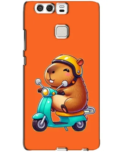 Чехол для Huawei P9 с картинкой «Капибара на скутере» Чехол для Huawei P9 с картинкой «Капибара на скутере»