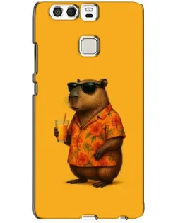 Чохол для Huawei P9 з картинкою «Капібара на відпочинку»