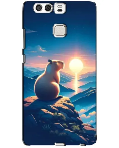 Чехол для Huawei P9 с картинкой «Закат солнца с капибарой» Чехол для Huawei P9 с картинкой «Закат солнца с капибарой»