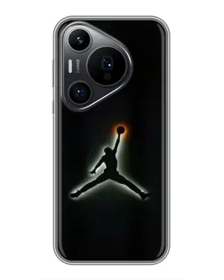 Чехол для Huawei Pura 70 PRO с картинкой «Jordan Gradient Logo»