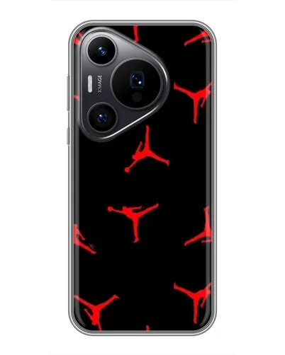Чехол для Huawei Pura 70 PRO с картинкой «Jordan Red Pattern» Чехол для Huawei Pura 70 PRO с картинкой «Jordan Red Pattern»