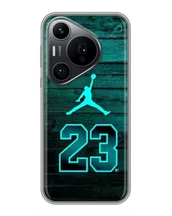 Чехол для Huawei Pura 70 PRO с картинкой «Jordan Cyan 23» Чехол для Huawei Pura 70 PRO с картинкой «Jordan Cyan 23»