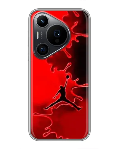 Чехол для Huawei Pura 70 PRO с картинкой «Jordan Red Smoke» Чехол для Huawei Pura 70 PRO с картинкой «Jordan Red Smoke»