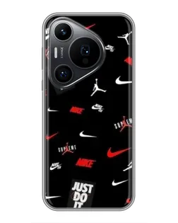 Чехол для Huawei Pura 70 PRO с картинкой «Nike Mix Pattern» Чехол для Huawei Pura 70 PRO с картинкой «Nike Mix Pattern»