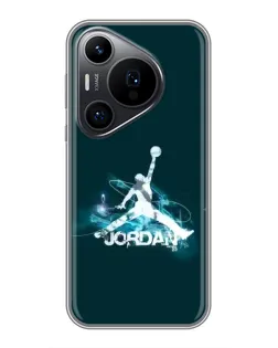 Чехол для Huawei Pura 70 PRO с картинкой «Jordan Blue Fire» Чехол для Huawei Pura 70 PRO с картинкой «Jordan Blue Fire»