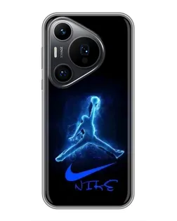 Чехол для Huawei Pura 70 PRO с картинкой «Jordan Neon Blue» Чехол для Huawei Pura 70 PRO с картинкой «Jordan Neon Blue»