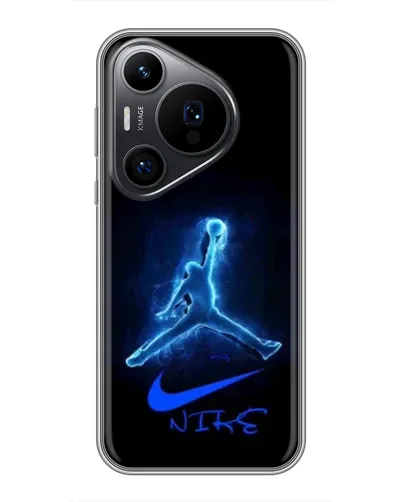 Чехол для Huawei Pura 70 PRO с картинкой «Jordan Neon Blue» Чехол для Huawei Pura 70 PRO с картинкой «Jordan Neon Blue»
