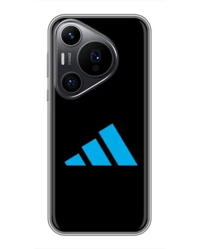 Чехол для Huawei Pura 70 PRO с картинкой «Adidas Cyan Logo» Чехол для Huawei Pura 70 PRO с картинкой «Adidas Cyan Logo»