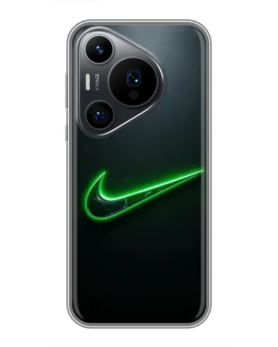 Чехол для Huawei Pura 70 PRO с картинкой «Неоновый контур Nike» Чехол для Huawei Pura 70 PRO с картинкой «Неоновый контур Nike»