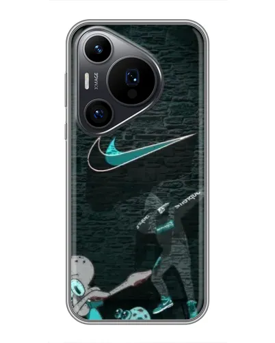 Чехол для Huawei Pura 70 PRO с картинкой «Спортивный арт Nike» Чехол для Huawei Pura 70 PRO с картинкой «Спортивный арт Nike»