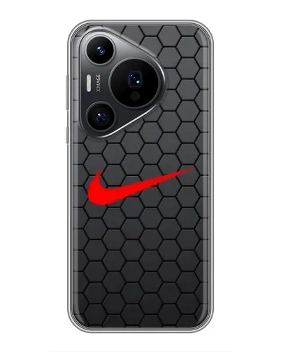 Чехол для Huawei Pura 70 PRO с картинкой «Nike — карбоновая сетка» Чехол для Huawei Pura 70 PRO с картинкой «Nike — карбоновая сетка»