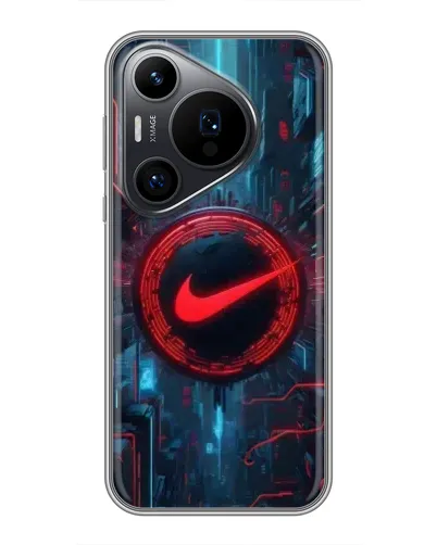 Чехол для Huawei Pura 70 PRO с картинкой «Техногенный стиль Nike» Чехол для Huawei Pura 70 PRO с картинкой «Техногенный стиль Nike»