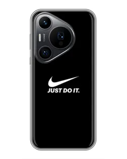 Чехол для Huawei Pura 70 PRO с картинкой «Минимализм от Nike»