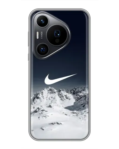 Чехол для Huawei Pura 70 PRO с картинкой «Nike — зимние горы» Чехол для Huawei Pura 70 PRO с картинкой «Nike — зимние горы»
