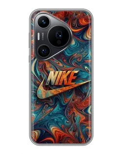 Чехол для Huawei Pura 70 PRO с картинкой «Nike в абстракции»