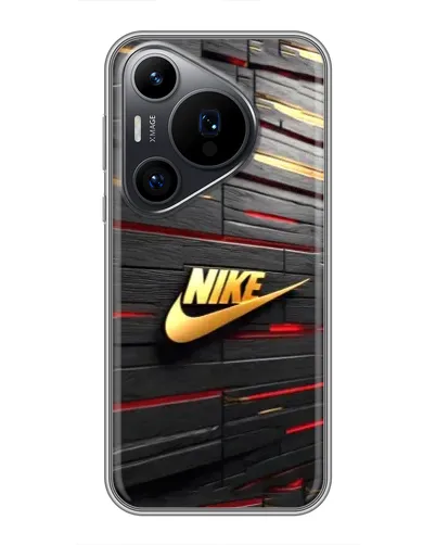 Чехол для Huawei Pura 70 PRO с картинкой «Золотой Nike на металле» Чехол для Huawei Pura 70 PRO с картинкой «Золотой Nike на металле»