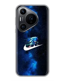 Чехол для Huawei Pura 70 PRO с картинкой «Звездный путь Nike»
