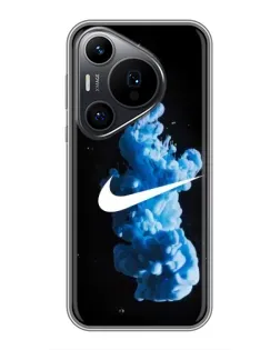 Чехол для Huawei Pura 70 PRO с картинкой «Nike и синий дым»