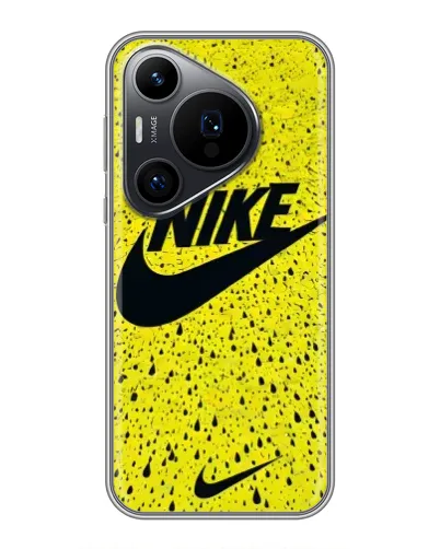 Чехол для Huawei Pura 70 PRO с картинкой «Желтый текстурный Nike» Чехол для Huawei Pura 70 PRO с картинкой «Желтый текстурный Nike»
