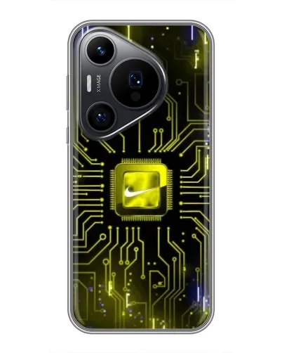 Чехол для Huawei Pura 70 PRO с картинкой «Nike — золотая искра» Чехол для Huawei Pura 70 PRO с картинкой «Nike — золотая искра»