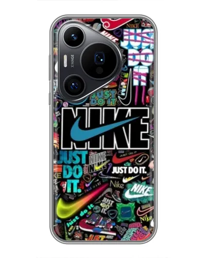 Чехол для Huawei Pura 70 PRO с картинкой «Яркий коллаж Nike» Чехол для Huawei Pura 70 PRO с картинкой «Яркий коллаж Nike»