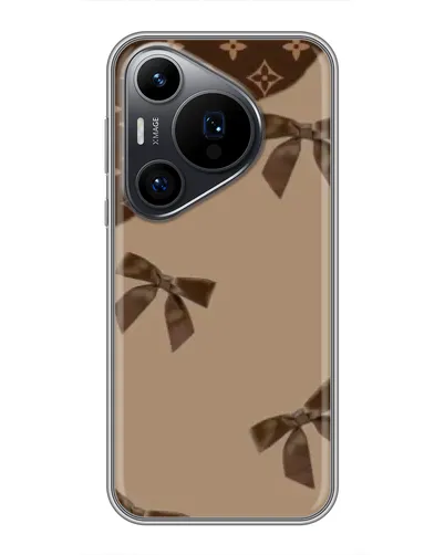Чехол для Huawei Pura 70 PRO с картинкой «LV — кофейный атлас» Чехол для Huawei Pura 70 PRO с картинкой «LV — кофейный атлас»