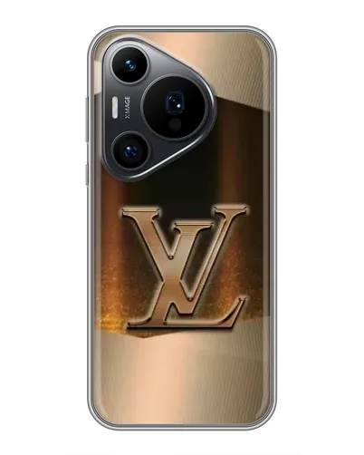 Чехол для Huawei Pura 70 PRO с картинкой «LV — золотое сияние» Чехол для Huawei Pura 70 PRO с картинкой «LV — золотое сияние»
