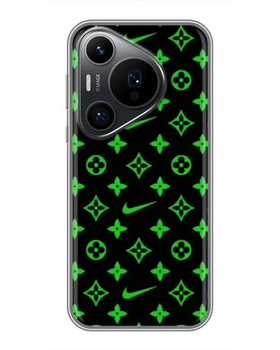 Чехол для Huawei Pura 70 PRO с картинкой «Неоновый принт LV» Чехол для Huawei Pura 70 PRO с картинкой «Неоновый принт LV»