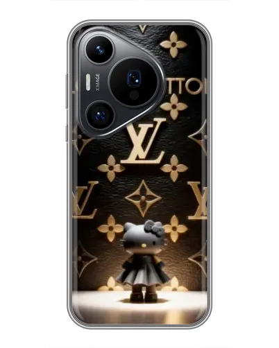 Чехол для Huawei Pura 70 PRO с картинкой «Монограмма с фигурой» Чехол для Huawei Pura 70 PRO с картинкой «Монограмма с фигурой»