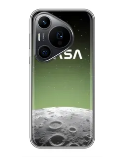 Чехол для Huawei Pura 70 PRO с картинкой «NASA — лунный градиент»