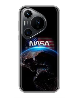 Чехол для Huawei Pura 70 PRO с картинкой «Земля из космоса NASA»