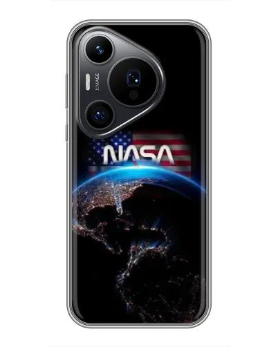 Чехол для Huawei Pura 70 PRO с картинкой «Земля из космоса NASA»