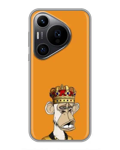 Чехол для Huawei Pura 70 PRO с картинкой «Золотая обезьяна Bored Ape»