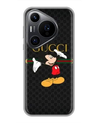 Чехол для Huawei Pura 70 PRO с картинкой «Микки Маус Gucci» Чехол для Huawei Pura 70 PRO с картинкой «Микки Маус Gucci»