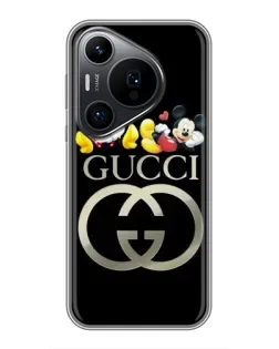 Чехол для Huawei Pura 70 PRO с картинкой «Gucci — герои Disney»