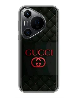 Чехол для Huawei Pura 70 PRO с картинкой «Gucci — стеганый черный»