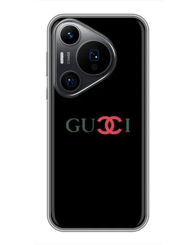 Чехол для Huawei Pura 70 PRO с картинкой «Gucci — красный градиент» Чехол для Huawei Pura 70 PRO с картинкой «Gucci — красный градиент»