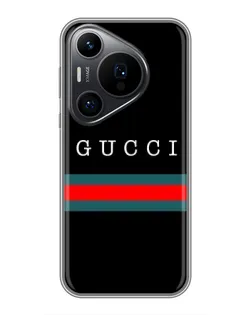 Чехол для Huawei Pura 70 PRO с картинкой «Gucci — красный пояс»