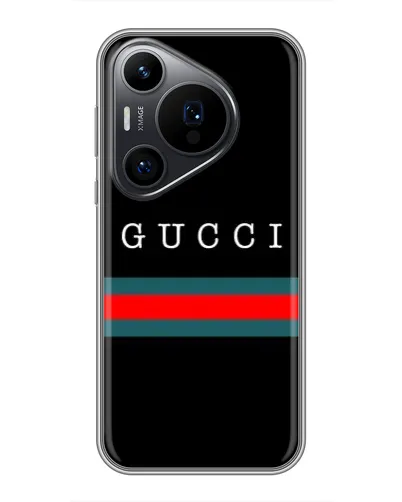 Чехол для Huawei Pura 70 PRO с картинкой «Gucci — красный пояс» Чехол для Huawei Pura 70 PRO с картинкой «Gucci — красный пояс»