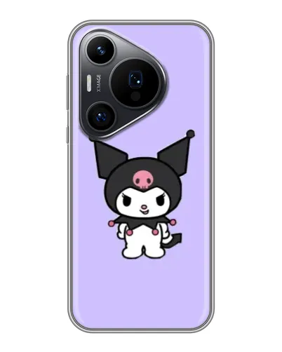 Чехол для Huawei Pura 70 PRO с картинкой «Kuromi — нежный фиолетовый»