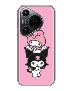 Чехол для Huawei Pura 70 PRO с картинкой «My Melody и Kuromi»