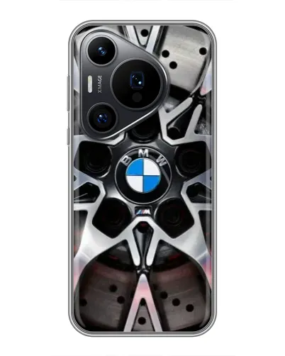 Чехол для Huawei Pura 70 PRO с картинкой «BMW — деталь диска»