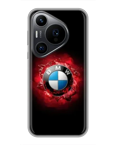 Чехол для Huawei Pura 70 PRO с картинкой «Логотип BMW — вспышка»